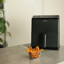 Zoete aardappelfriet uit de airfryer