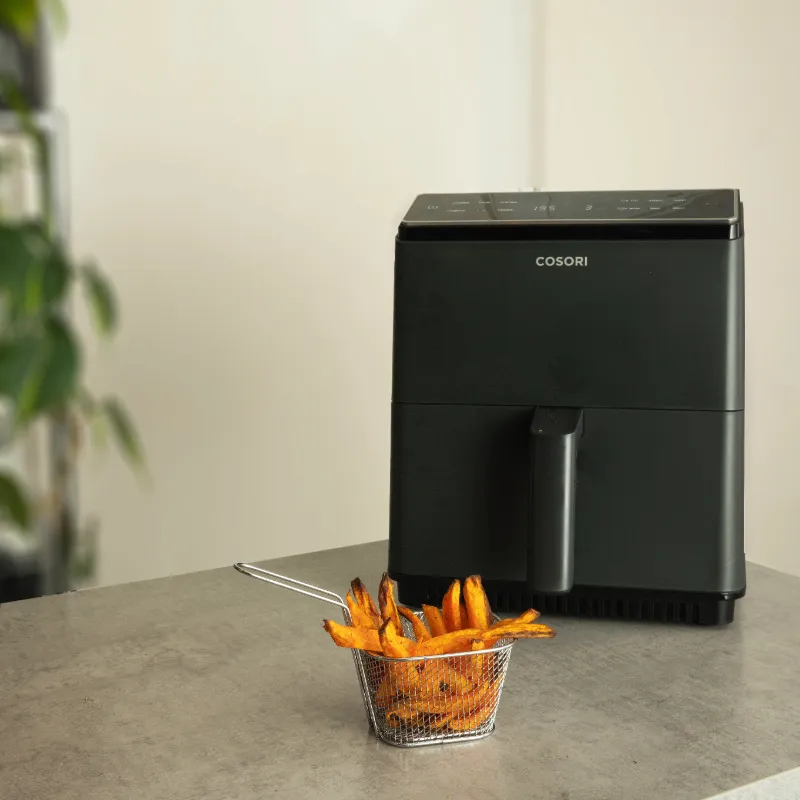 Zoete aardappelfriet uit de airfryer