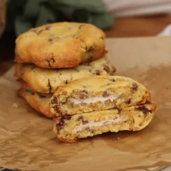 Koekjes met bueno vulling uit de airfryer