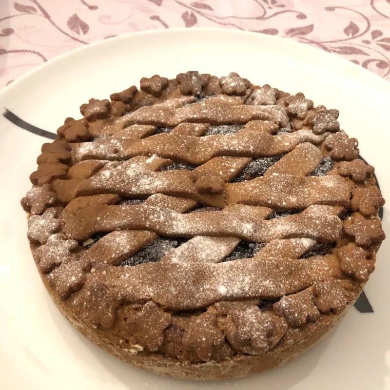 Laagjestaart met jam uit de airfryer