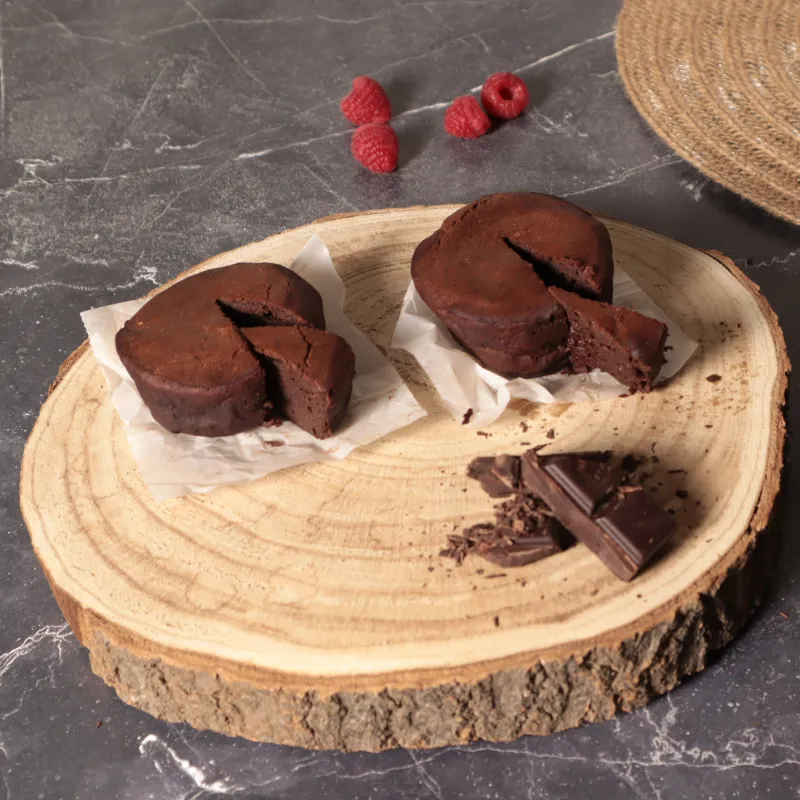 Chocolade lavacakes uit de Cosori Dual Blaze
