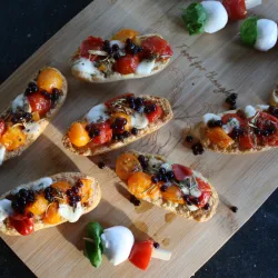 Caprese snack broodjes