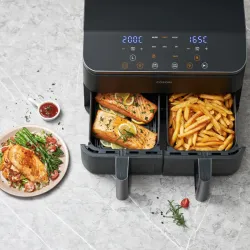 Cosori Dual Basket voorbeeld gerechten