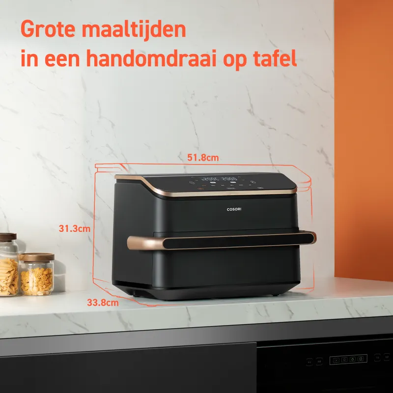 Airfryer XXL Dual Blaze Twin Fry