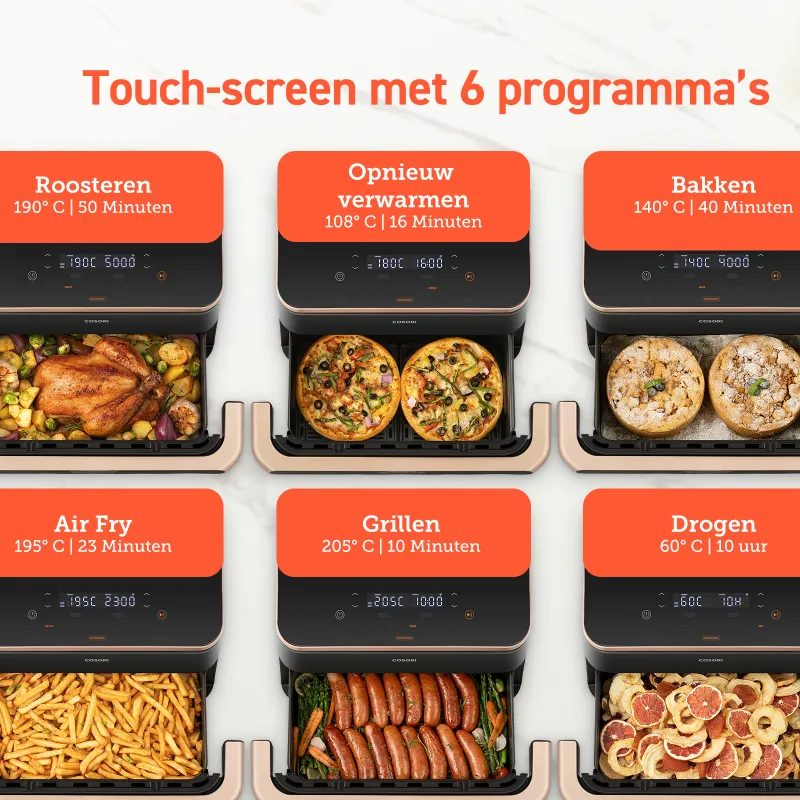 Airfryer XXL Dual Blaze Twin Fry