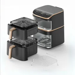 De twee manden met crisper plates van de Turbo Tower