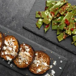 Gegrilde aubergine met...