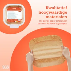 Cosori bakpapier materialen