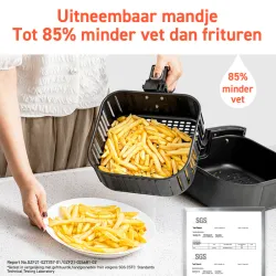 Cosori XL airfryer uitneembaar mandje Cosori XL airfryer uitneembaar mandje