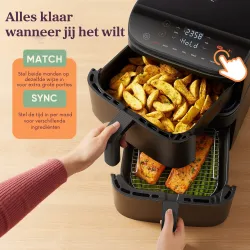 Sync en Match functies voor veelzijdig koken Sync en Match functies voor veelzijdig koken