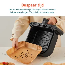 Cosori Airfryer accessoireset bespaar tijd door de airfryer bakjes