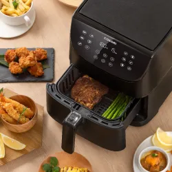 Cosori XL airfryer in gebruik Cosori XL airfryer in gebruik