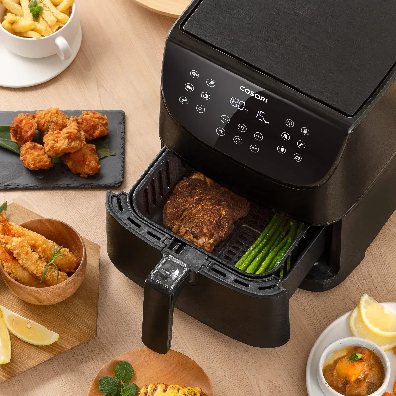 Cosori XL airfryer in gebruik Cosori XL airfryer in gebruik