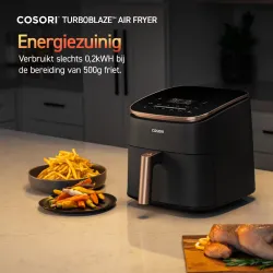 Cosori XL TurboBlaze Airfryer energiezuiniger gebruik Cosori XL TurboBlaze Airfryer energiezuiniger gebruik
