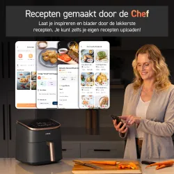 Cosori XL TurboBlaze heteluchtfriteuse met honderden recepten in de VeSync app Cosori XL TurboBlaze heteluchtfriteuse met honderden recepten in de VeSync app