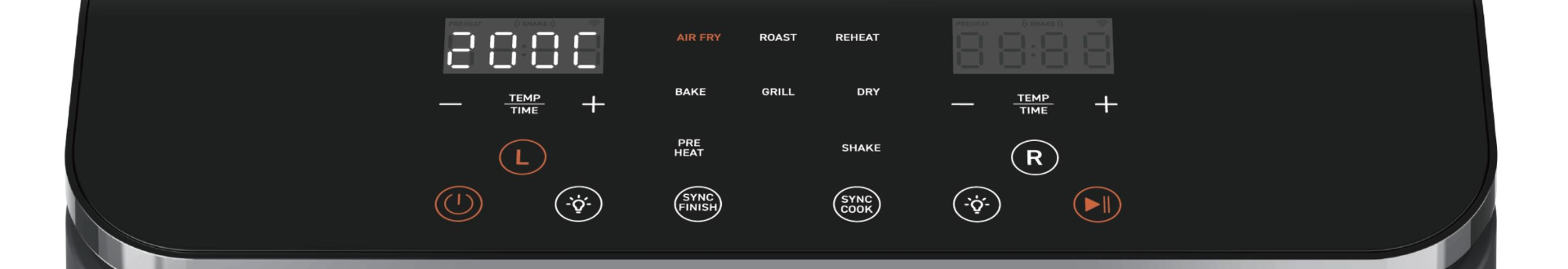 Cosori Dual Basket programma's