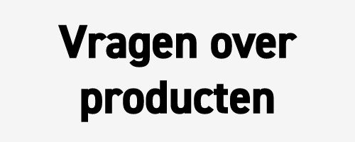 Vragen over producten