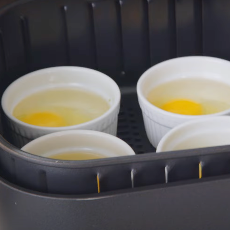 Ramekins in de airfryer