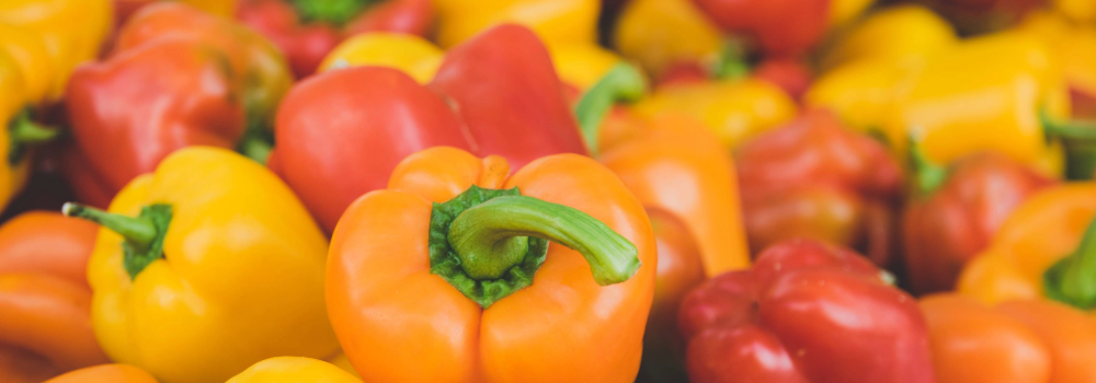 Gekleurde paprika's