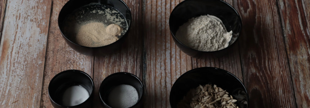 Ingrediënten volkorenbrood